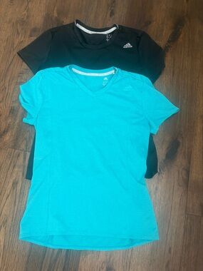 Adidas Women’s Short Sleeve Active Tee - Turquoise & Black